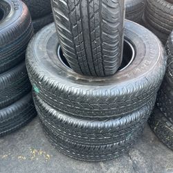 245/75/16 DUNLOP GOOD USED 95%TREAD LIFE $280