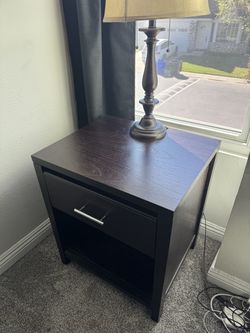 Dark Wood Night Stand