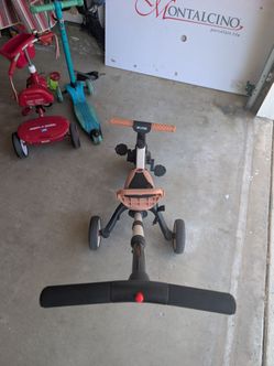 Newyoo Kids Tricycle with Parent Push Handle