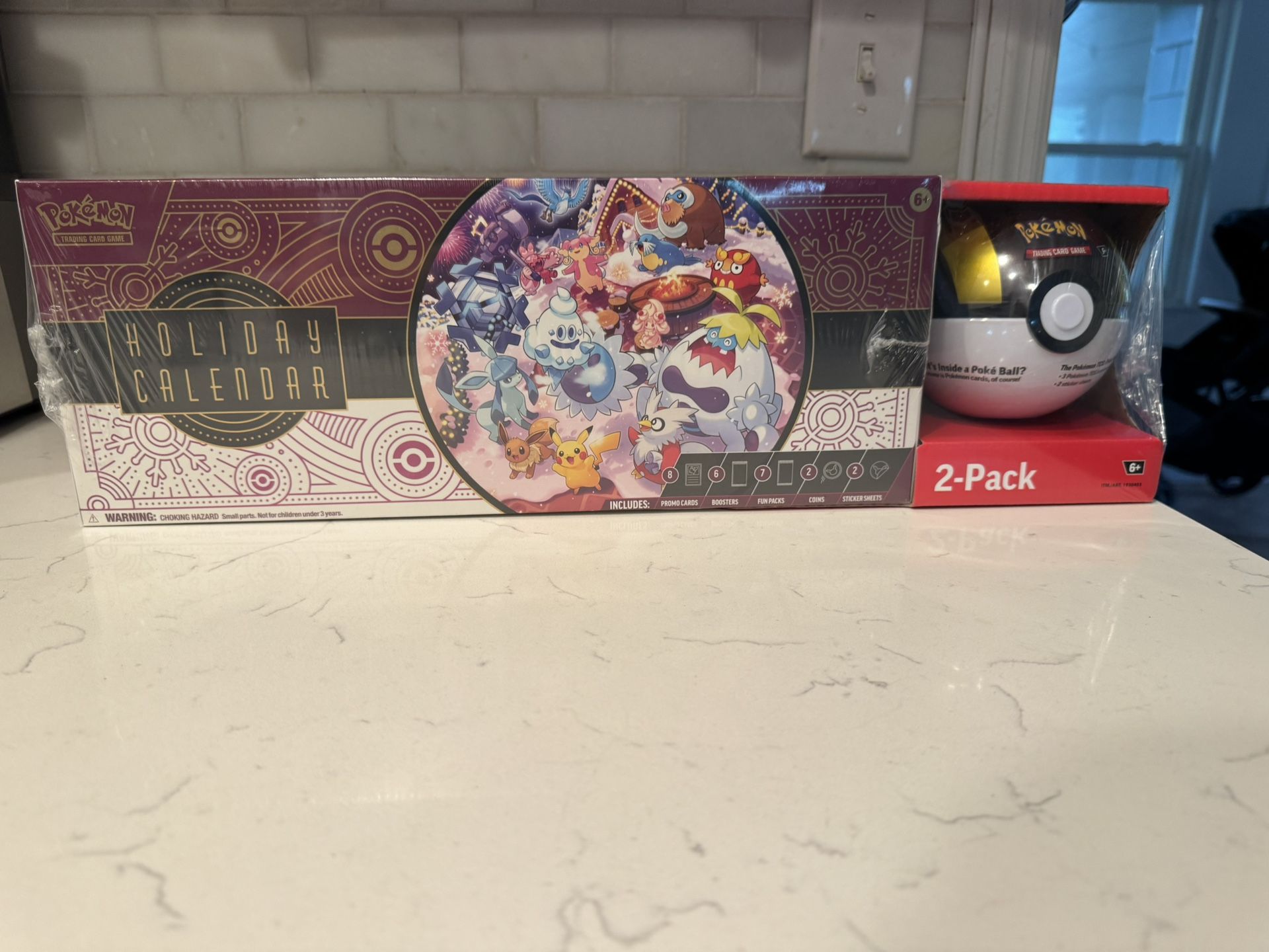2025 Pokemon Calendar Box Plus Pokeball Tin
