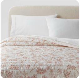 Room Essentials Full/Queen Satin Quilt Copper Midweight Sateen Coverlet