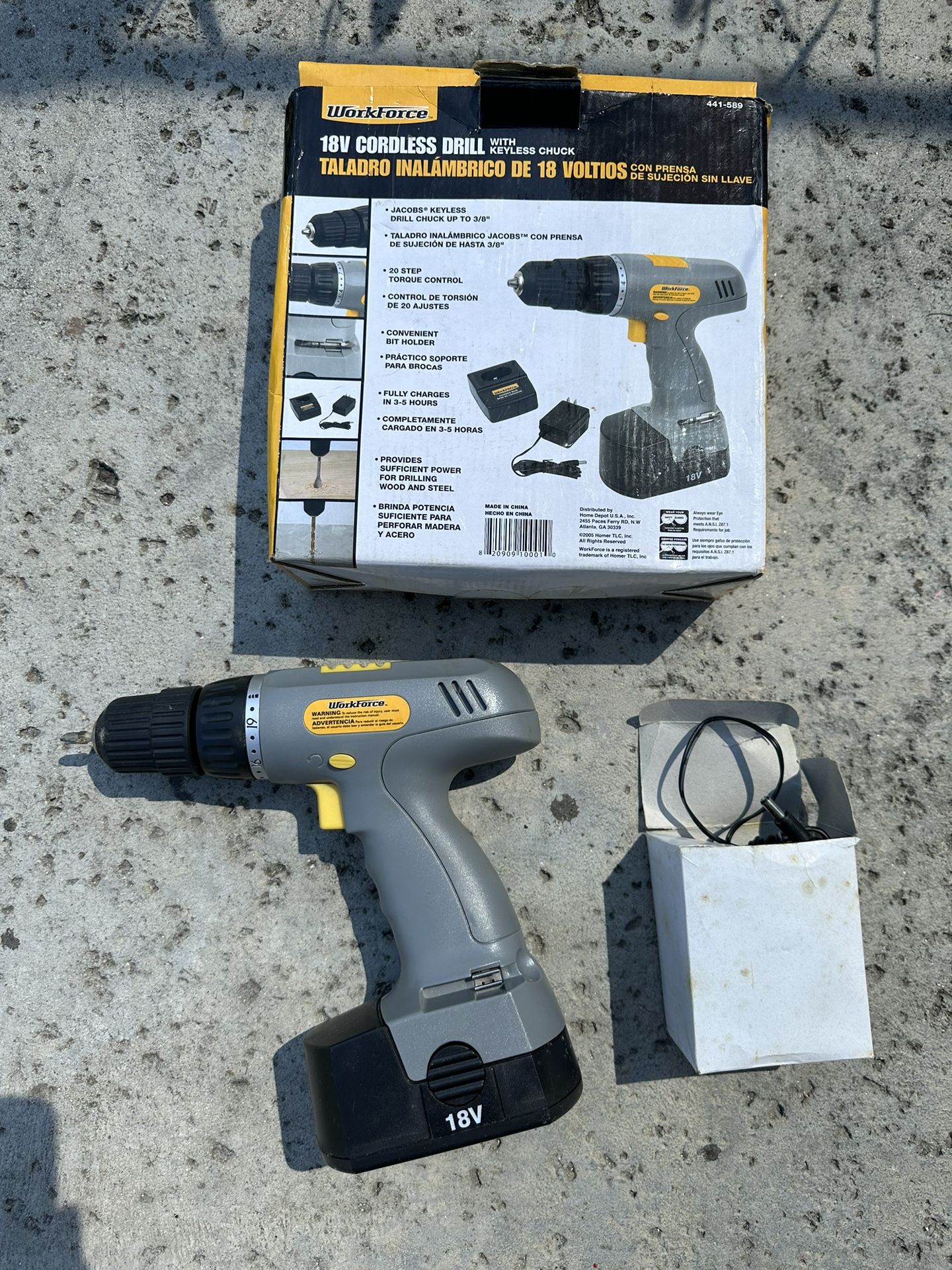 Workforce 18v Cordless Drill For Sale!