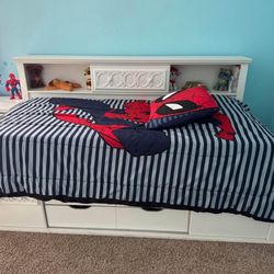 Pottery Barn Twin Bed and Nightstand 