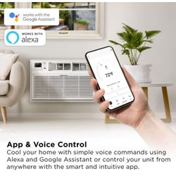 TCL Home Smart 8,000 BTU A/C Through-The-Wall Air Condition, 115V, E-Star, Remote Included, White, W8T9E1-A