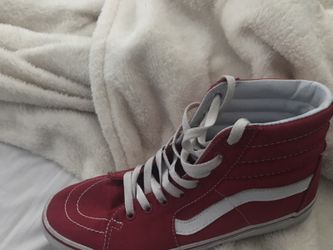 Red high top vans