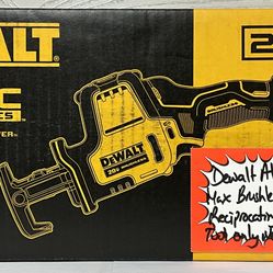 Dewalt Atomic 20V Max Brushless Compact Reciprocating Saw Tool Only New 