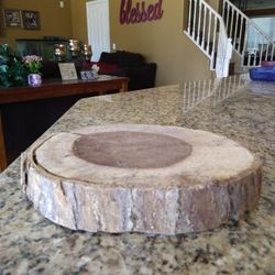 wood slices for table decor 