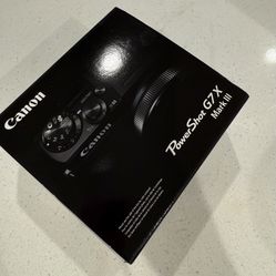 Canon PowerShot G7 X Mark III – Brand New, Sealed Box
