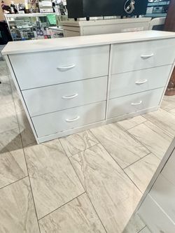 White Dresser 30Hx54Wx16D