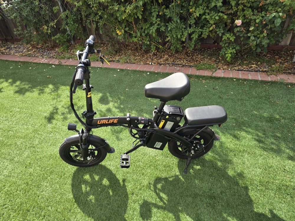 14" Folding Electric Bike for Adults, 500W Motor, 40 Miles | 48V 375Wh Battery | 20MPH Spe