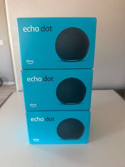 Amazon Echo Dot Smart Speaker – Lot of 3