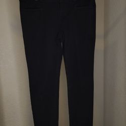 Banana Republic Women's Size 2 Petite Black Solan Solids Slim Dress Pants Slacks For Work