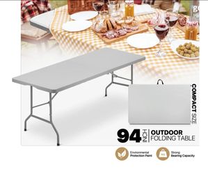 Folding table 94" Grey