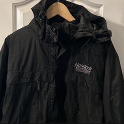 Hendricks Motorsport Rain Hoodie Black