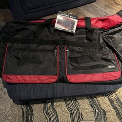 Travel Huge wheeler baggage with pockets and zíper NEW