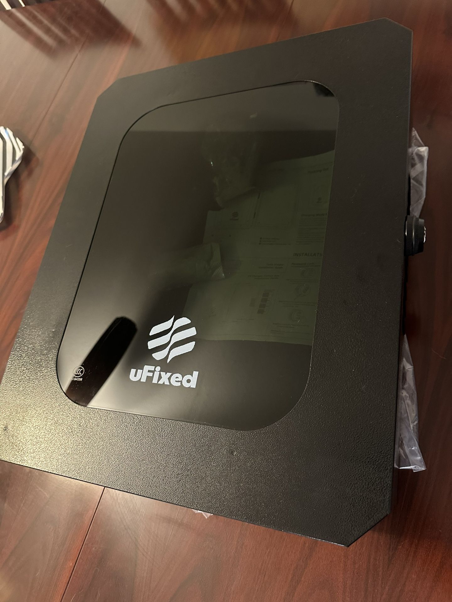 UFixed EV Electric Vehicle Wall Charger Security Box Mount Weatherproof Locking TESLA