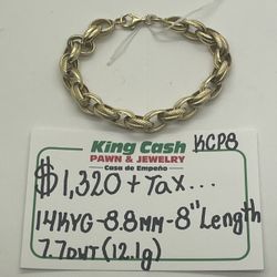 BRACELET 14KT YG 
