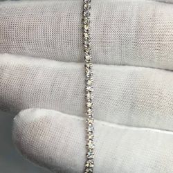 White Gold Diamond Bracelet 14k
