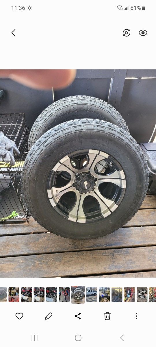 Chrome Rims No Tires