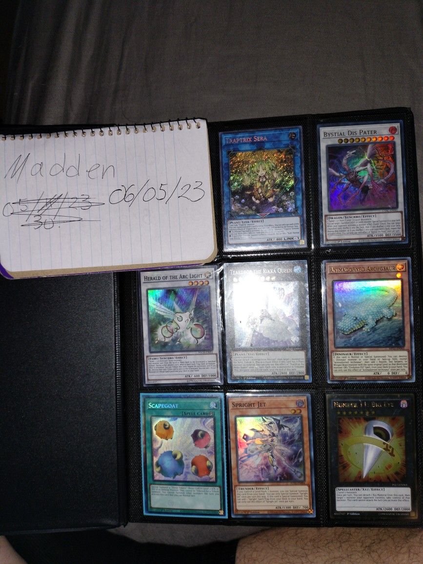Yugioh Tch Card Collection For Sale/Trade