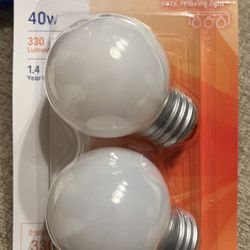 GE 40w Soft White 12 Bulbs 