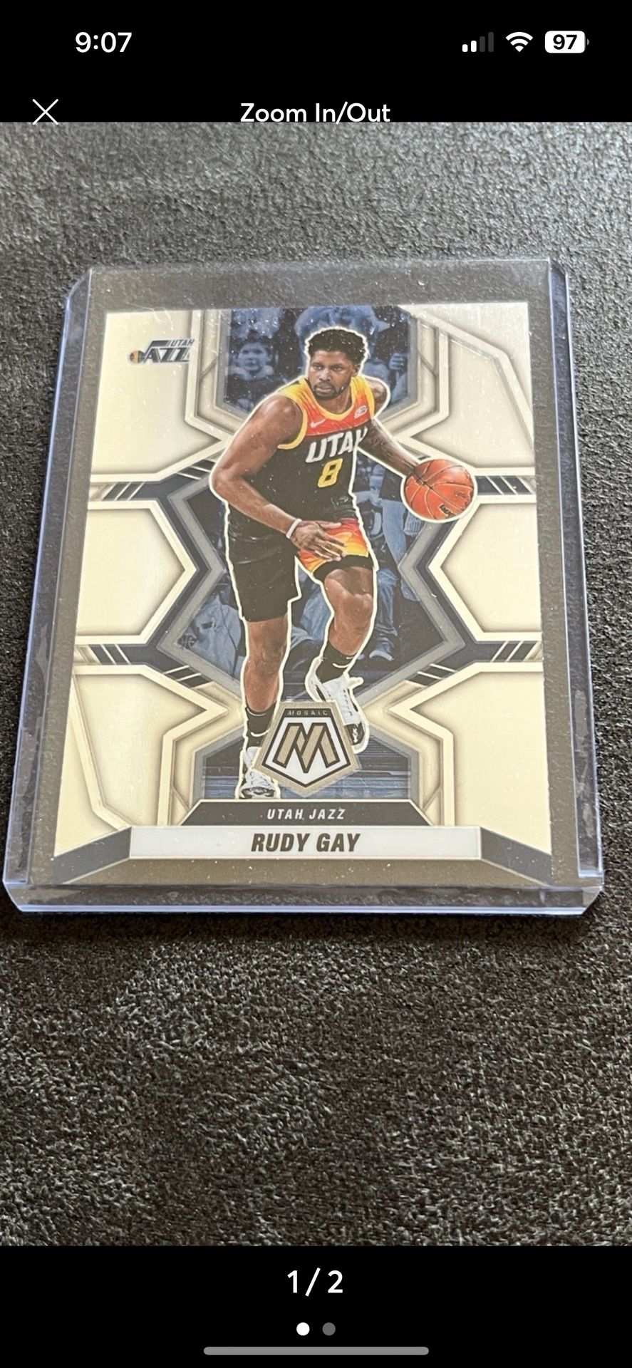 2021-22 Mosaic Basketball #22 Rudy Gay - Utah Jazz