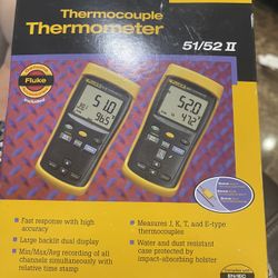 Fluke Thermocouple Thermometer 51/52// For Sale