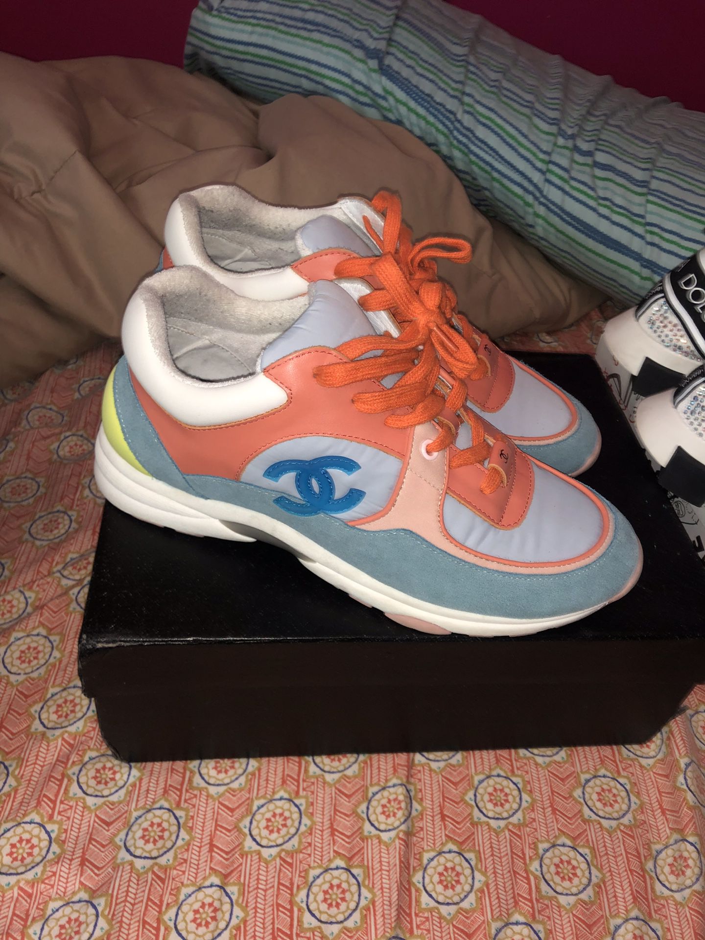 Chanel Trainers Sneakers Size 41/8