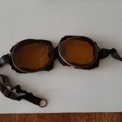 1920's Aviation Motorcycle Glasses France Display Condition 