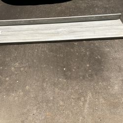 Travertine Silver 30 X96 Pfev Backsplash/Countertop With Brackets