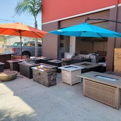 New Outdoor Patio Furniture Fire Pit Heater Propane Gas Table