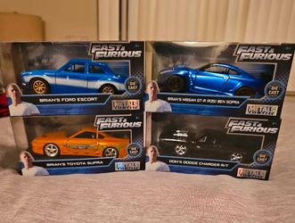 Fast & Furious Jada Metals Die Cast 4-Car Set