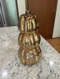Glass Pumpkin Stacker