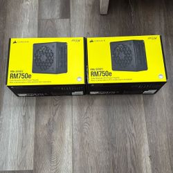 Two Corsair RM750e Power Supply