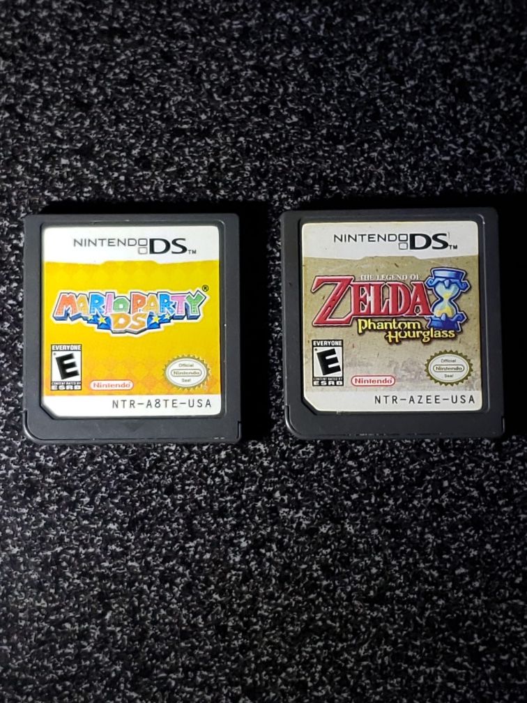 3 Nintendo DS games