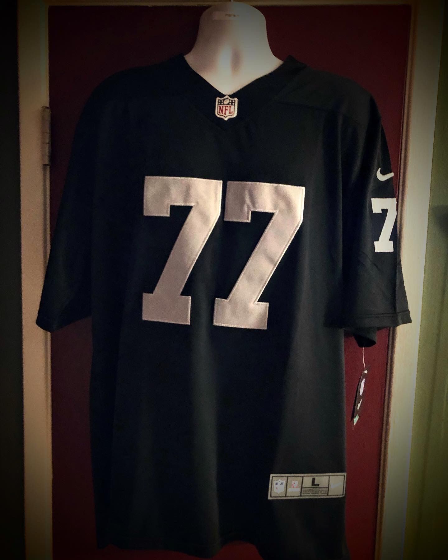 Los Angeles (Oakland, Las Vegas) Raiders #77 Lyle Alzado Retro NFL Football Jersey