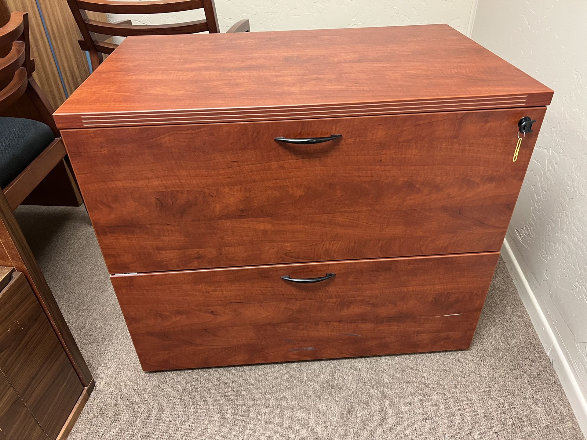 File Cabinet with Lock and Key