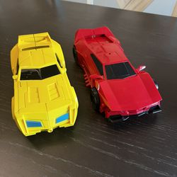 Transformers Robots in Disguise Bumblebee & Sideswipe 10” Figures