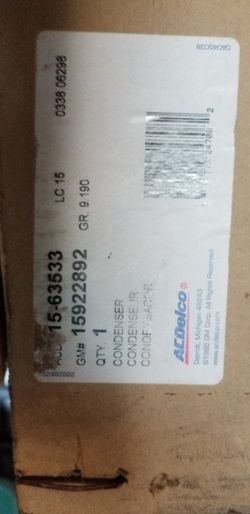 New OEM CHEVROLET GM GMC AC DELCO A/C CONDENSER 1999-PRESENT TRUCKS, SUV, ECT..