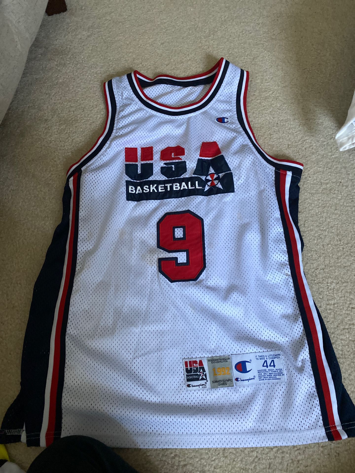 Authentic basketball jersey