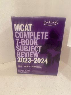 MCAT 7 Subject Review Books