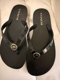 Coach flip flops