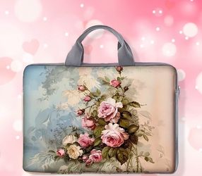 🥀BEAUTIFUL FLORAL LAPTOP COMPUTER BAG