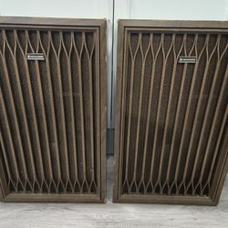 Pair Of Vintage 1980-82 Kenwood KL 666X 3 Way Speaker Set-Great Sound!! 