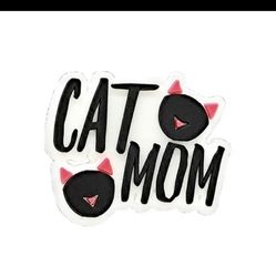 Cat Mom Croc Charm
