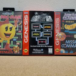 Like New Sega Genesis Video Game Lot (Bundle). No Offers!!