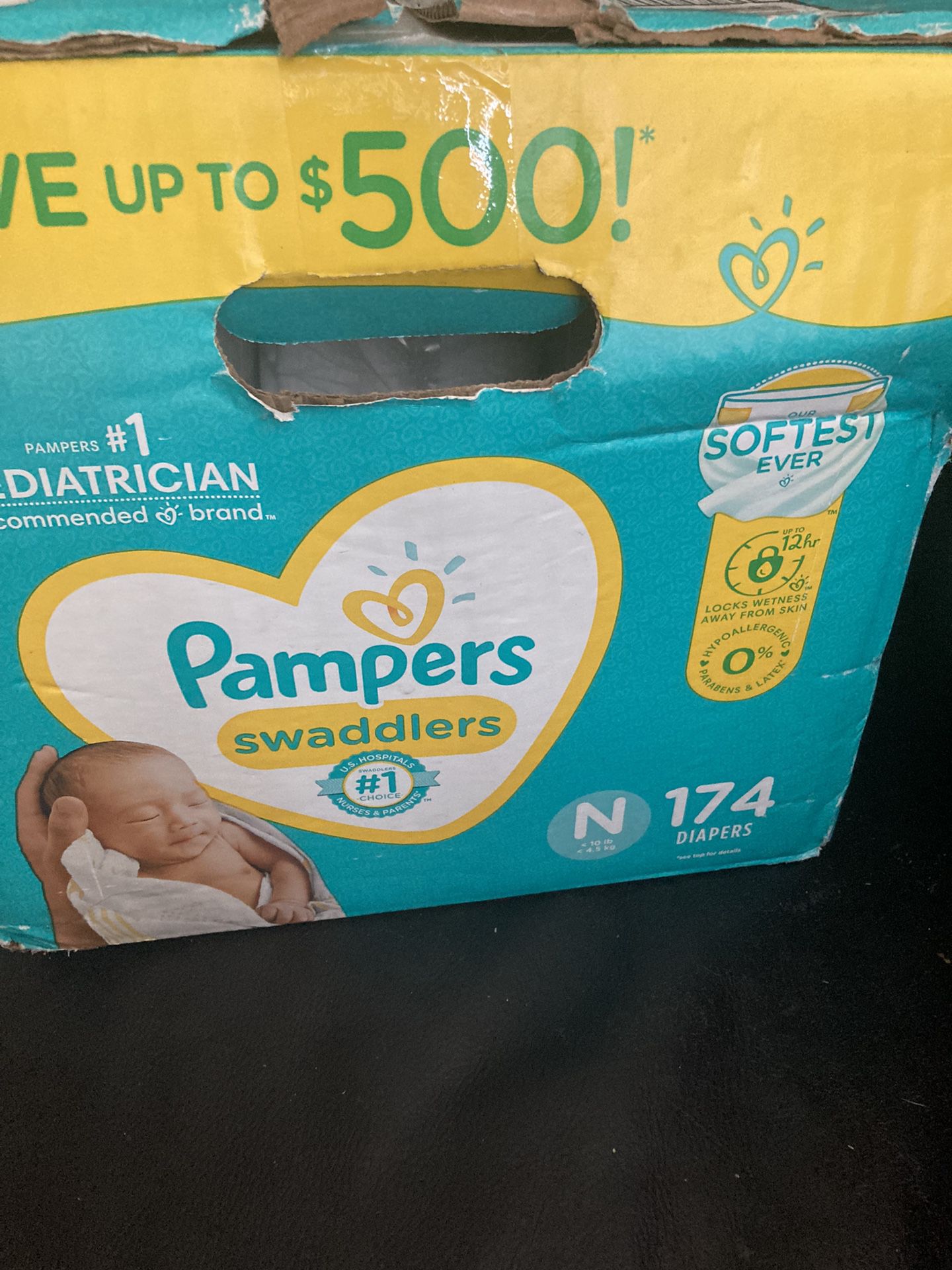New Born Pampers 174 Ct For $30 