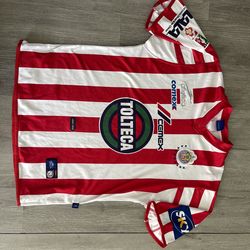 Atletica Chivas De Guadalajara 2000/2001 Home Jersey Kit Men’s Size Large