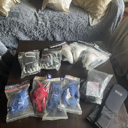 REVGEAR MMA GEAR NEW GLOVES, SHIN PADS ETC