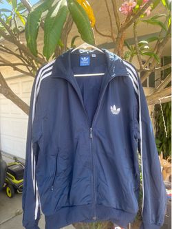 Adidas Navy Zip Up Jacket